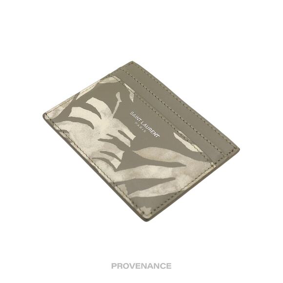 🔴 Saint Laurent Paris SLP Cardholder Wallet - Palms Stripe - Picture 4 of 7